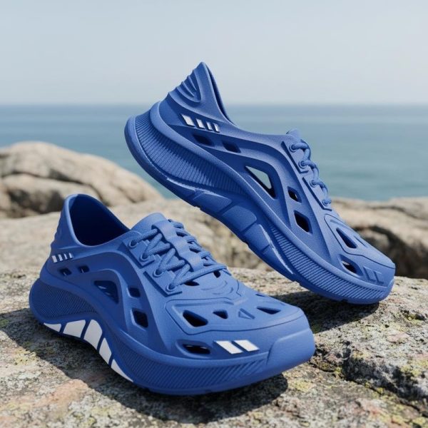 Stride Wing Men's Casual Sports Shoes, Suitable For Outdoor Activities Quick Dry EVA Material - Blue