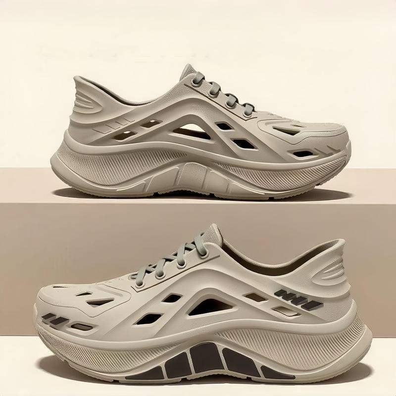 Stride Wing Men's Casual Sports Shoes, Suitable For Outdoor Activities Quick Dry EVA Material - Khaki - Image 3