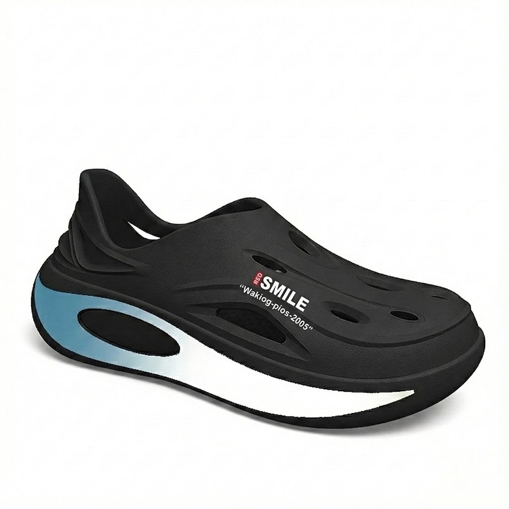 EVA Clogs Ultra Light Comfortable Men Non Slip Beach Sandals Home Shoes Casual Slide - Black - Image 1