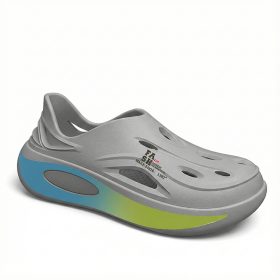 EVA Clogs Ultra Light Comfortable Men Non Slip Beach Sandals Home Shoes Casual Slide - Grey
