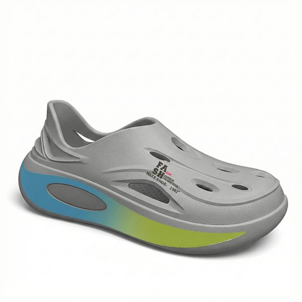 EVA Clogs Ultra Light Comfortable Men Non Slip Beach Sandals Home Shoes Casual Slide - Grey