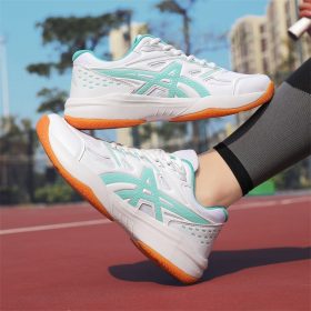 Breathable Badminton Shoes Anti Slip Rebound Sneakers Hard-Wearing Tennis Volleyball For Men Women - Moon - Image 10