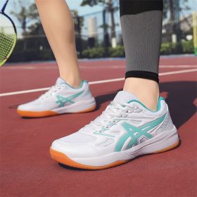 Breathable Badminton Shoes Anti Slip Rebound Sneakers Hard-Wearing Tennis Volleyball For Men Women - Moon - Image 8