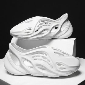 EVA rubber foam sandal runner hole shoes Unisex - White - Image 2