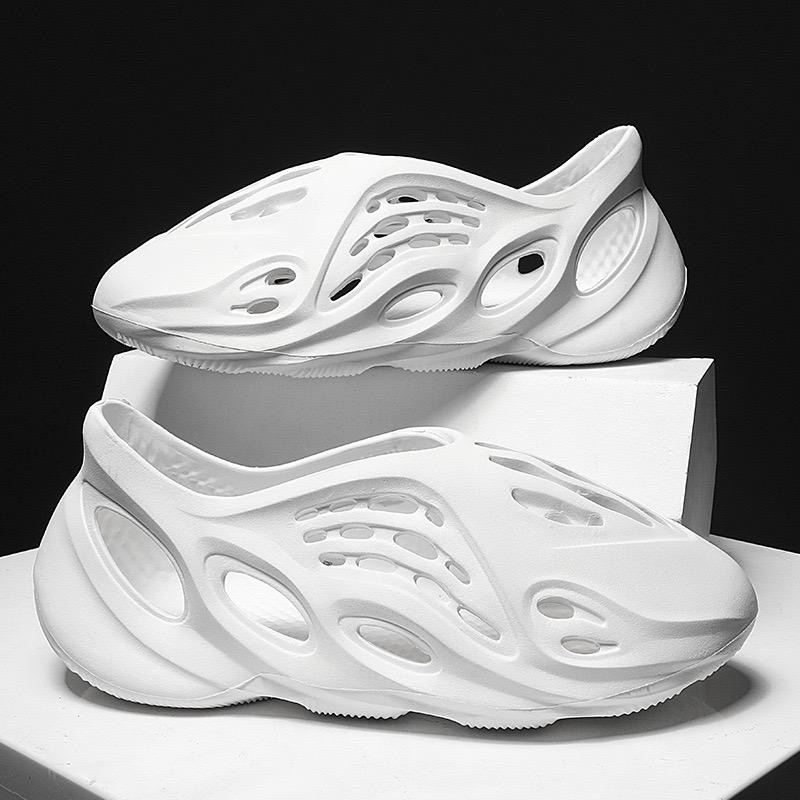 EVA rubber foam sandal runner hole shoes Unisex - White - Image 2