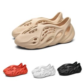 EVA rubber foam sandal runner hole shoes Unisex - Beige - Image 4
