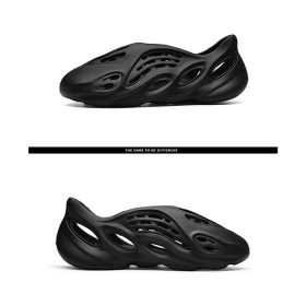 EVA rubber foam sandal runner hole shoes Unisex - Black - Image 5