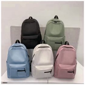 Korean Girl Fashion Multifunction School Backpack - Black - Image 2