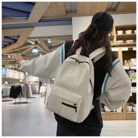 Korean Girl Fashion Multifunction School Backpack - Black - Image 3