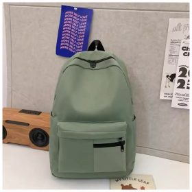 Korean Girl Fashion Multifunction School Backpack - Green - Image 1