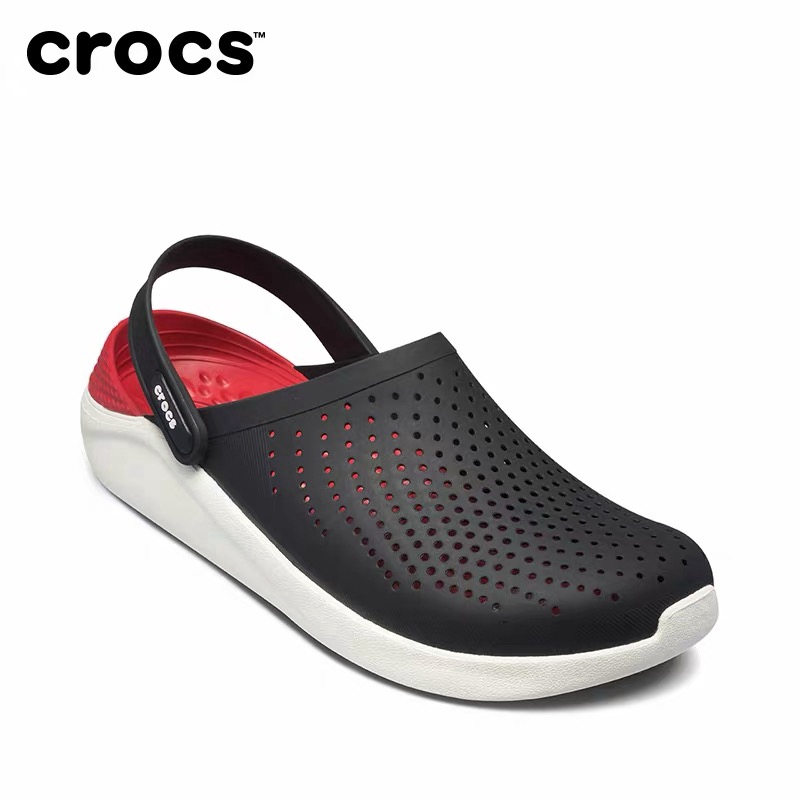 Casual Men's Women's Sandals Outdoor Beach flat slippers - Red - Image 1