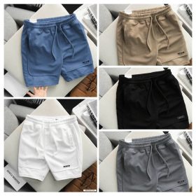 Men's soft stretch honeycomb Cotton fabric Short Pant - Brown - Image 3