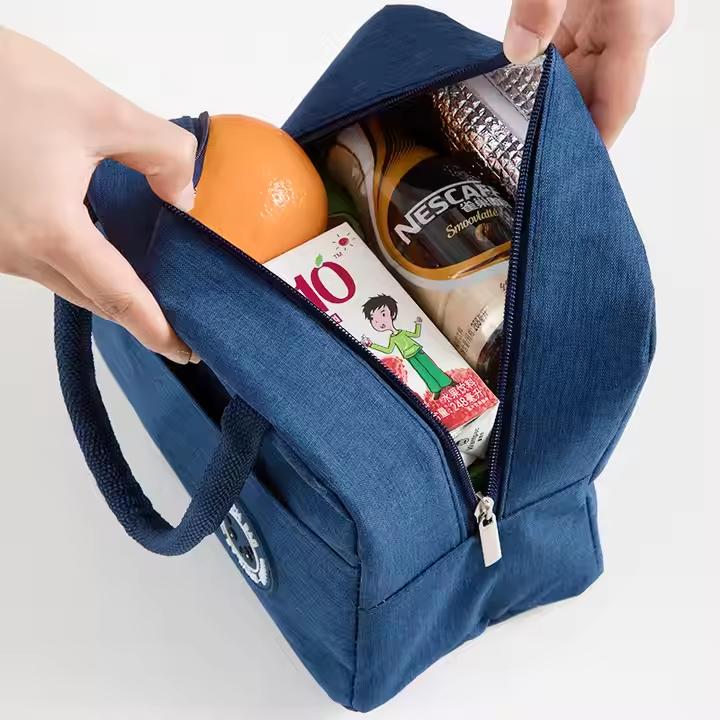 Insulated Lunch Bag Thermal Waterproof Tote Bag for Adults Kids Reusable Cooler Bag Large Capacity Bag - Black
