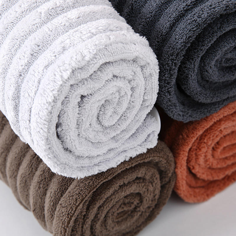 Quick Dry Super Absorbent Soft Thick Towel – Comfort Cotton For Home, Hotel & Travel - Blue