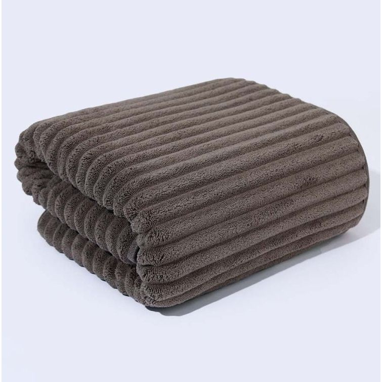 Quick Dry Super Absorbent Soft Thick Towel – Comfort Cotton For Home, Hotel & Travel - Coffee