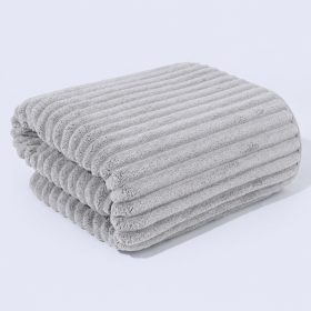 Quick Dry Super Absorbent Soft Thick Towel – Comfort Cotton For Home, Hotel & Travel - Light Grey - Image 1