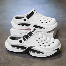 Men's Outdoor EVA Clogs Thick-Soled, Anti-Slip, Lightweight, and Durable, Suitable for the Beach and Fishing - White