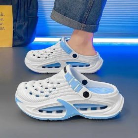 Men's Outdoor EVA Clogs Thick-Soled, Anti-Slip, Lightweight, and Durable, Suitable for the Beach and Fishing - Blue - Image 2