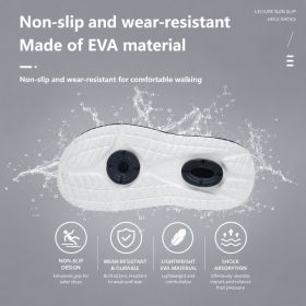Men's Sandals EVA 2026 Viral Thick Sole Anti-Slip Lightweight Breathable Waterproof Casual Outdoor - Black - Image 4