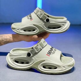 Men's Sandals EVA 2026 Viral Thick Sole Anti-Slip Lightweight Breathable Waterproof Casual Outdoor - Green - Image 1