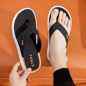 Slipper Men Casual Flip Flops Soft EVA Japan Indoor Daily Wear - Black - Image 3