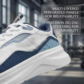 361 Degrees Men Running Shoes Lightweight Breathable Mesh Sneakers Cushioning Outdoor Sports Walking Footwear - Photon Grey - Image 11
