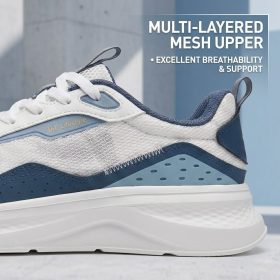 361 Degrees Men Running Shoes Lightweight Breathable Mesh Sneakers Cushioning Outdoor Sports Walking Footwear - Photon Grey - Image 12
