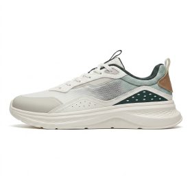 361 Degrees Men Running Shoes Lightweight Breathable Mesh Sneakers Cushioning Outdoor Sports Walking Footwear - Eco Green - Image 1