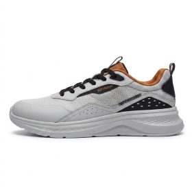 361 Degrees Men Running Shoes Lightweight Breathable Mesh Sneakers Cushioning Outdoor Sports Walking Footwear - Photon Grey - Image 1