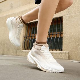 361 Degrees Yushan Men Running Shoes Widefoot Shock Absorption Breathable Soft Cushioning Sneakers - Grey Black - Image 7