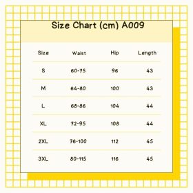 High Waist Elastic A-line Skirt Stretchable with pocket A009 - Black - Image 9